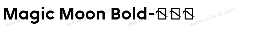 Magic Moon Bold字体转换